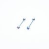 Pack X 10 Barbell Acero piedras 14G