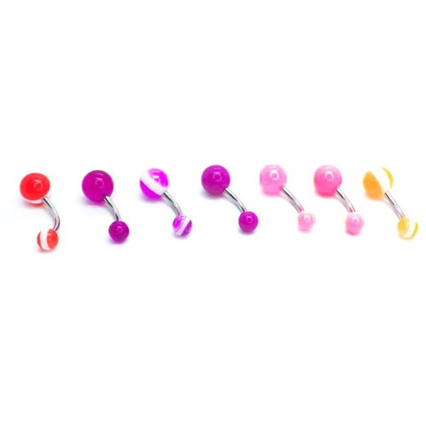 Barbell curvo acero 14G