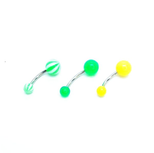 Barbell curvo acero 14G