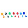 Pack x 10 Barbell curvo acero 14G