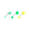 Pack x 10 Barbell curvo acero 14G