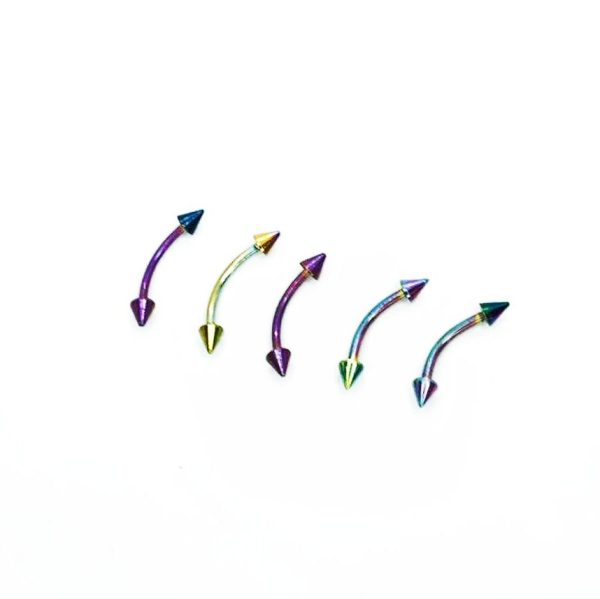 Barbell curvo acero tornasol 16G