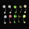 Pack x 10 Barbell curvo acero 14G