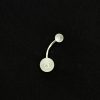 Barbell curvo acero fluorescente 14G