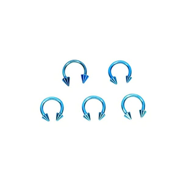 Pack x 10 Circular acero An. azul 16G