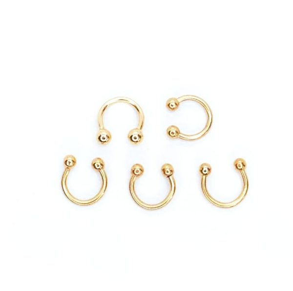 Pack x 10 Circular acero An. dorado 16G