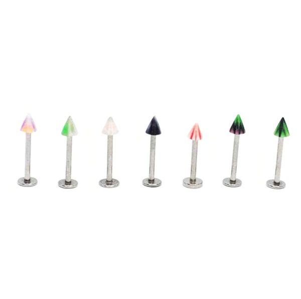 Pack x 10 Labret acero 13mm 16G