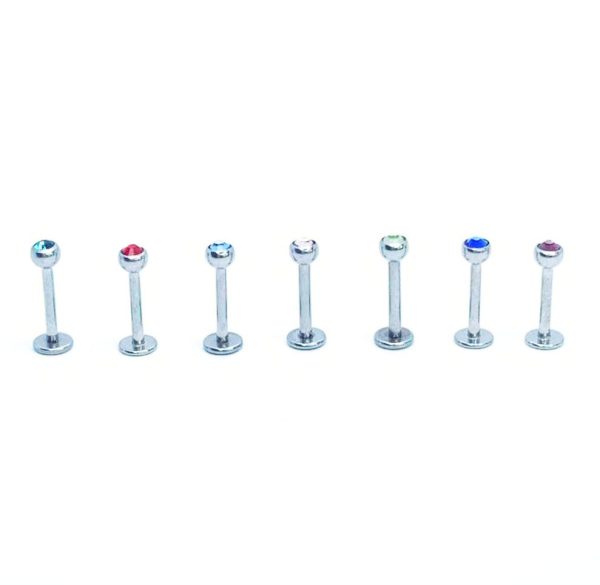 Labret acero 12mm 16G