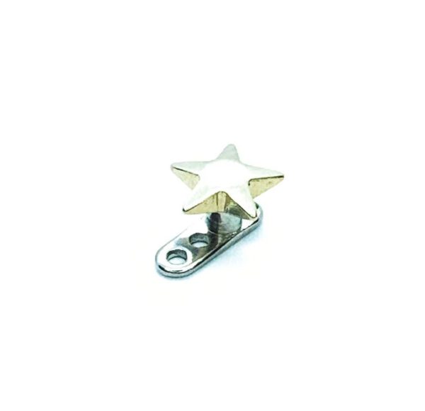 Dermal Anchor titanio star 1.5mm