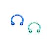 Pack x 5 Barbell circular titanio 16G