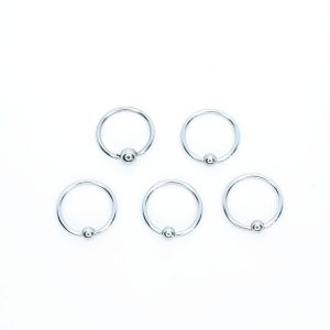 Bar Closure Ring Acero Quirúrgico 16G