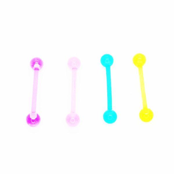 Pack X 10 Barbell Acrílico 14G