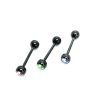 Pack X 10 Barbell Acero Anodizado Negro 14G