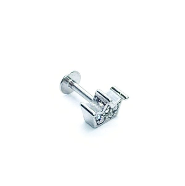 Labret acero crown 10mm 16G