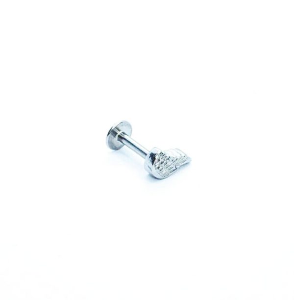 Labret acero ala 9mm 16G