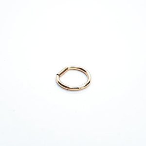 Clicker piercing titanio An. cobre 10mm 16G