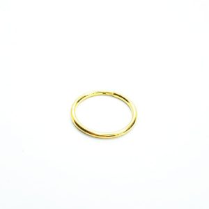 Clicker piercing titanio An. dorado 15mm 16G