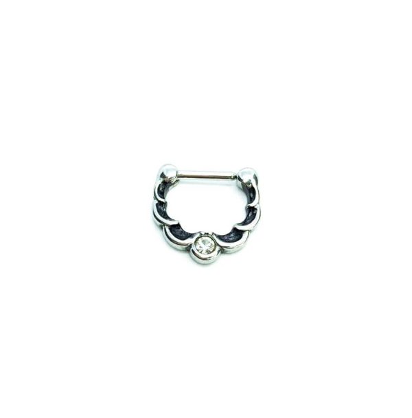 Clicker daith piercing acero 13mm 16G