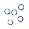Bar Closure Ring Acero Quirúrgico An. Azul 16G
