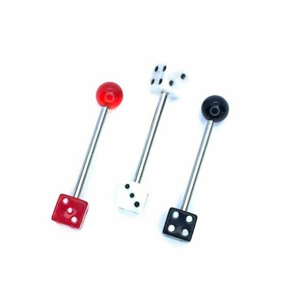 Pack X 10 Barbell dados Acero 14G